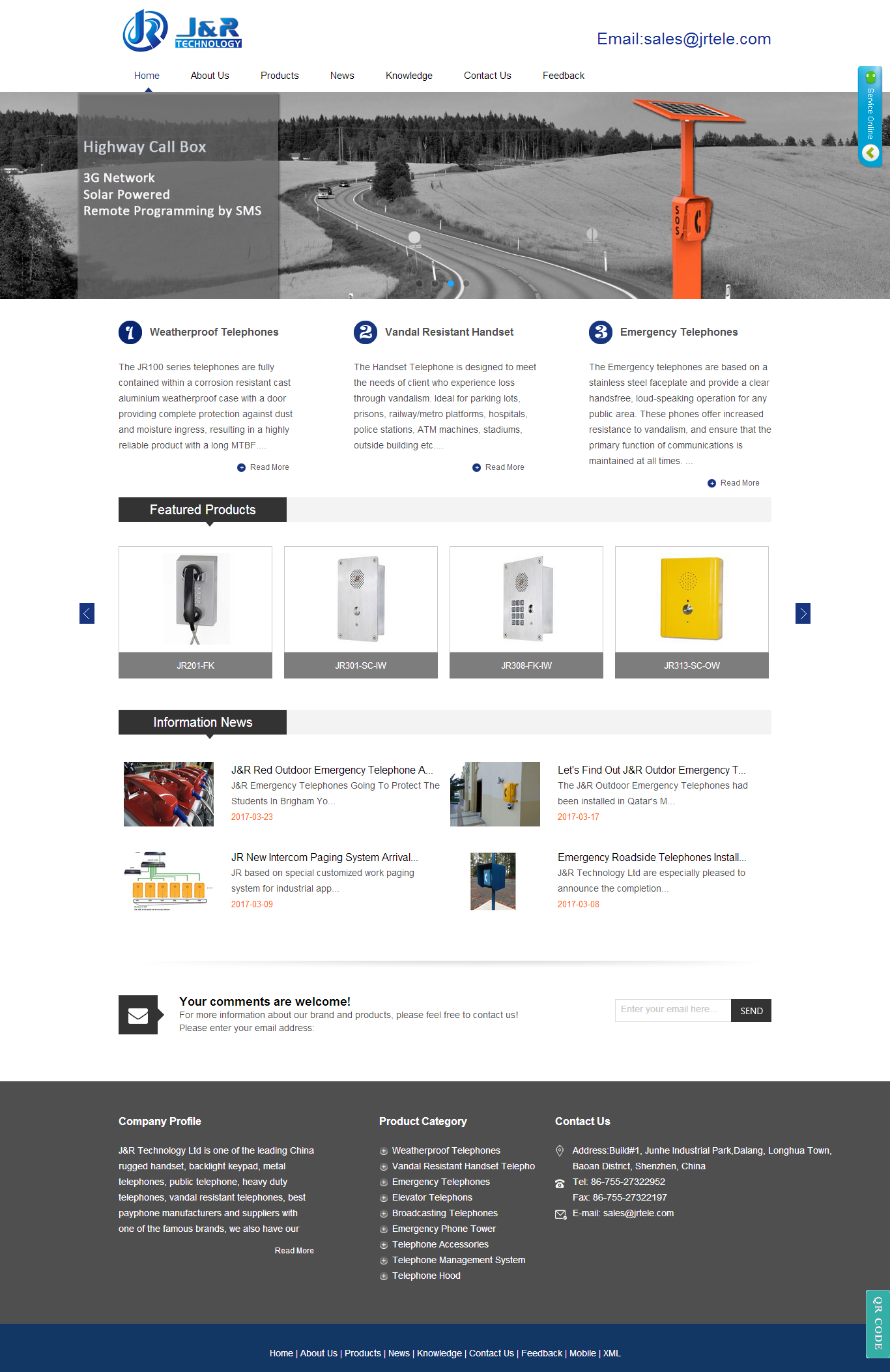 J&R Technology Ltd - China Rugged Handset, Backlig.png